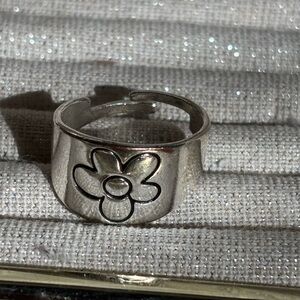 Silver 925 Floral Ring